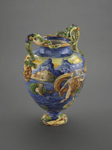Vase à deux anses : Tritons et Néréides, image 7/8