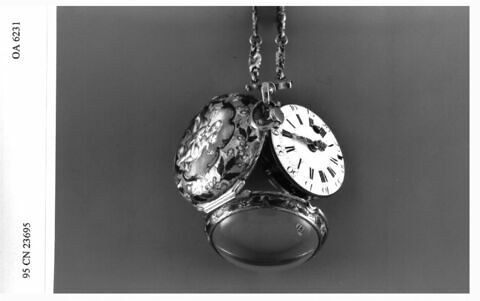 Montre ronde assortie d'un breloquier, image 5/6