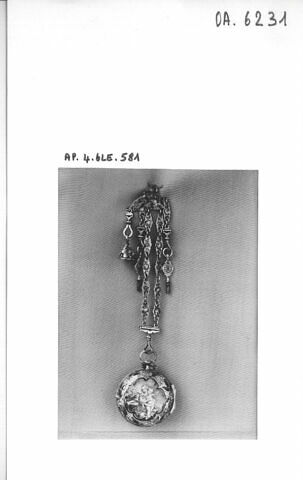 Montre ronde assortie d'un breloquier, image 6/6