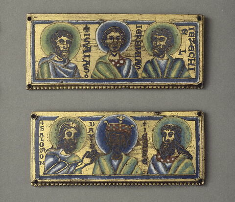 Plaque : Les prophètes Isaïe, Jérémie et Ezéchiel, image 3/4