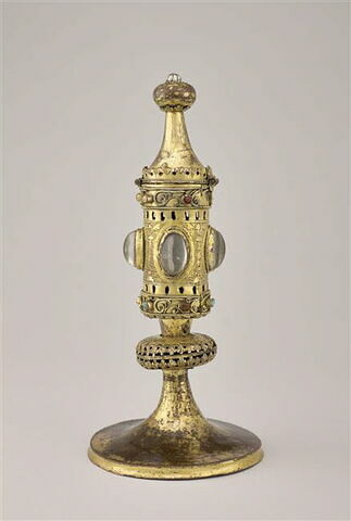Petit reliquaire à monstrance cylindrique, image 6/9