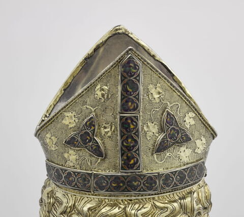 Buste-reliquaire de saint Martin de Soudeilles, image 3/12