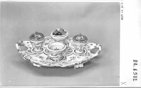 Ecritoire à quatre récipients et un plateau, image 13/17