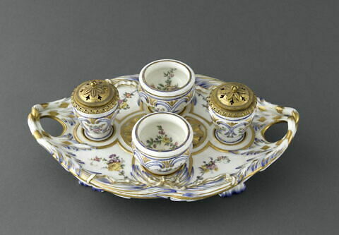 Ecritoire à quatre récipients et un plateau, image 6/17