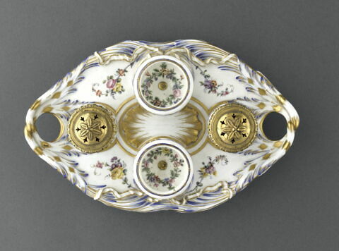 Ecritoire à quatre récipients et un plateau, image 5/17