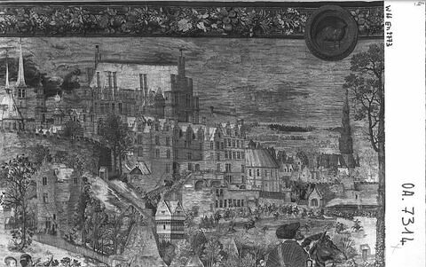 Le mois de mars ou Le signe du bélier ou La chasse au faucon, de la tenture des Chasses de Charles Quint, image 25/26