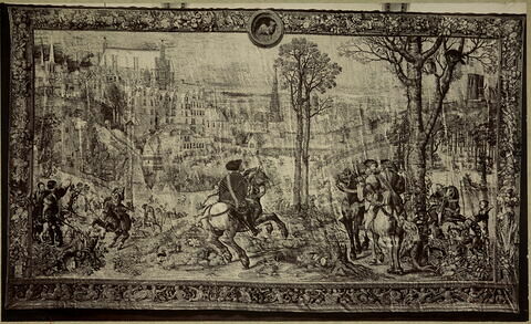 Le mois de mars ou Le signe du bélier ou La chasse au faucon, de la tenture des Chasses de Charles Quint, image 26/26