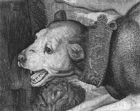 Le mois de décembre ou signe du capricorne ou La chasse au sanglier, de la tenture dite des Chasses de Maximilien, image 4/9