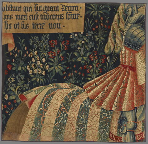 Fragment d'une tenture des Preux : Judas Maccabée