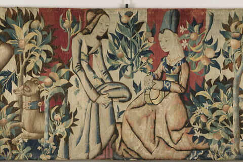 Tapisserie : la cueillette des oranges, image 2/5