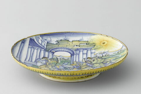 Coupe ronde : l'Adoration des Bergers, image 3/4