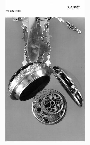Montre ronde assortie d'une châtelaine, image 9/10