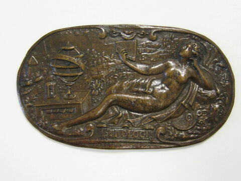 Plaquette oblongue uniface Les Arts libéraux : L'Astrologie, image 2/2