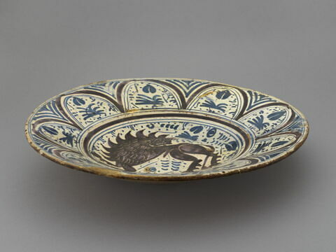 Plat rond : lion, image 3/4