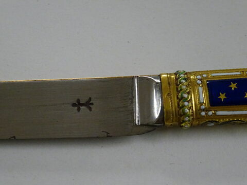 Couteau à dessert à lame d'or, d'une paire (avec OA 9626 2), image 4/6