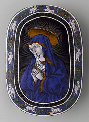 Médaillon : La Vierge douloureuse