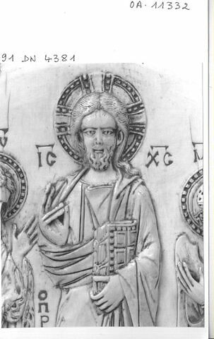 Partie centrale d'un triptyque : Christ entre la Vierge et saint Jean-Baptiste (Déisis), image 4/4