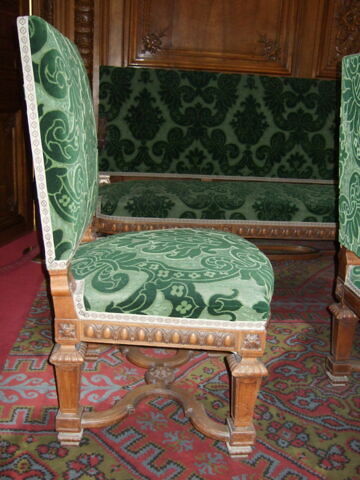 Chaise de l'antichambre Napoléon III (d'un ensemble de huit), image 2/2