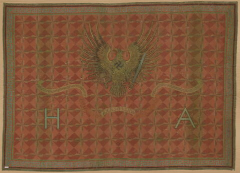 Tapisserie avec un aigle héraldique, image 2/3
