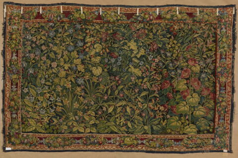 Verdure à fleurs et feuillages, d’une tenture de six pièces, image 6/6