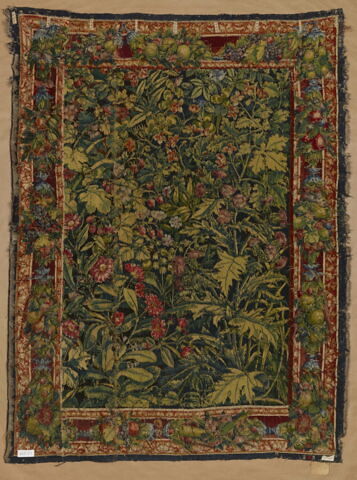 Verdure à fleurs et feuillages, d’une tenture de six pièces, image 4/4