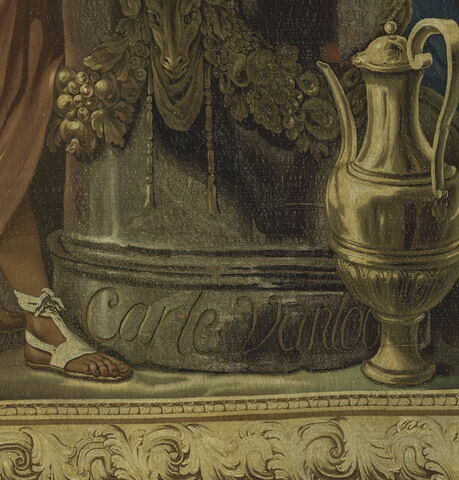 Thésée et le taureau de Marathon, de la tenture de L'Histoire de Thésée, image 5/6