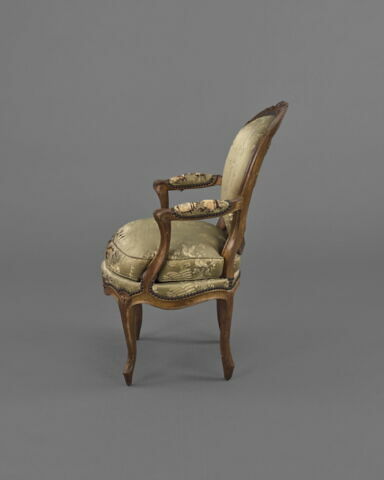 Fauteuil à médaillon d'une série de 4, image 4/5