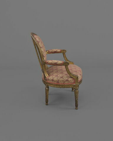 Fauteuil d'un mobilier de salon comprenant dix-sept pièces (OAR 205 à OAR 221), image 4/5