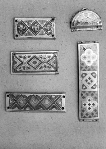 Plaquette semi-circulaire à décor de palmettes, image 7/7