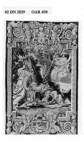 Armide sur le point de poignarder Renaud, d’une tenture de Renaud et Armide, image 2/7