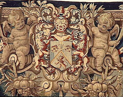 Armide sur le point de poignarder Renaud, d’une tenture de Renaud et Armide, image 3/7
