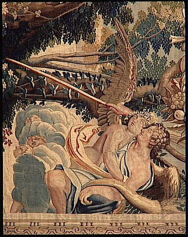 Armide sur le point de poignarder Renaud, d’une tenture de Renaud et Armide, image 4/7