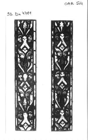 Vitrail : fenêtre complète se composant de 10 pièces illustrant des scènes de la vie de saint Blaise, image 11/22