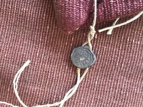 Tapis ras rectangulaire à médaillon central, image 4/9