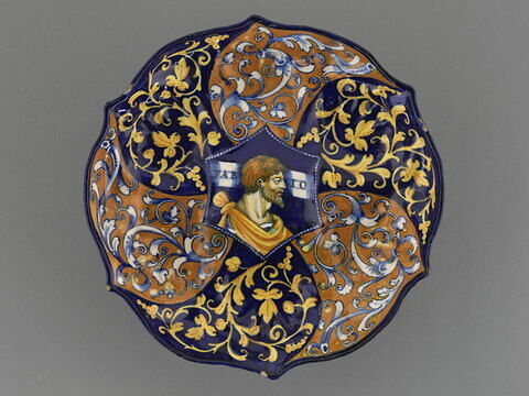 Coupe ronde godronnée