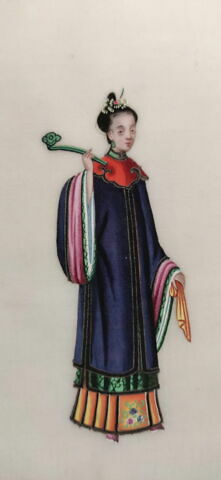 Album de peintures d'exportation: personnages chinois, image 24/34
