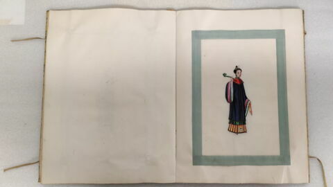 Album de peintures d'exportation: personnages chinois, image 25/34