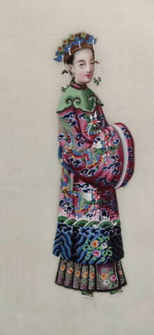 Album de peintures d'exportation: personnages chinois, image 32/34