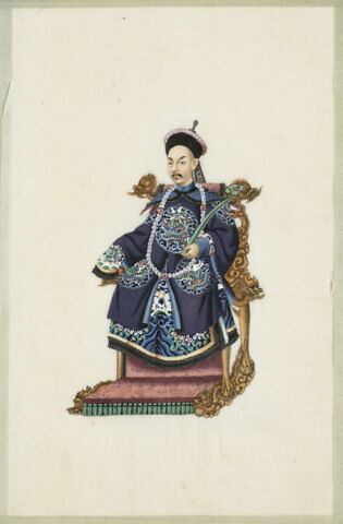 Album de peintures d'exportation: personnages chinois