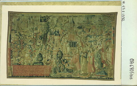 Louis XI levant le siège de Dole en 1477, de la tenture de saint Anatoile de Salins, image 7/9