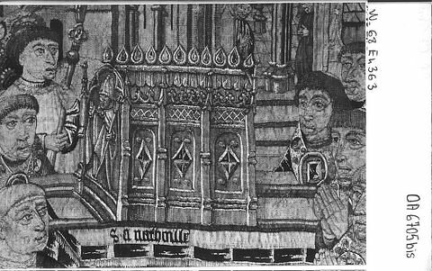 Louis XI levant le siège de Dole en 1477, de la tenture de saint Anatoile de Salins, image 6/9