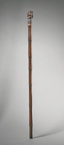 Canne surmontée d'une tête de marotte, image 3/3