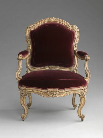Fauteuil à la Reine et à châssis, d'une suite de quatre, image 2/6