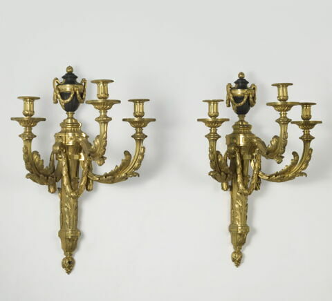 Bras de lumière à trois branche, d'une paire (avec OA 5170 BIS 2), image 5/6