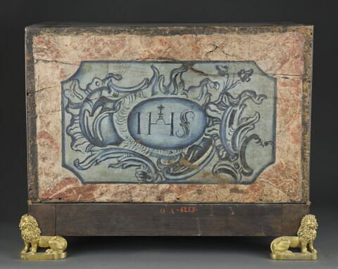 Cabinet à décor de damasquinure : Mars entouré de divinités et d'allégories, image 6/10