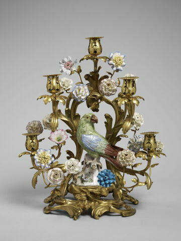 Candélabre à cinq lumières, d'une paire (avec SN 588)