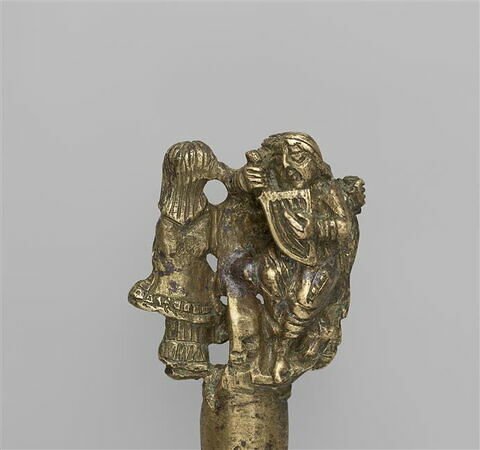 Gravoir : couple et harpiste, image 4/6