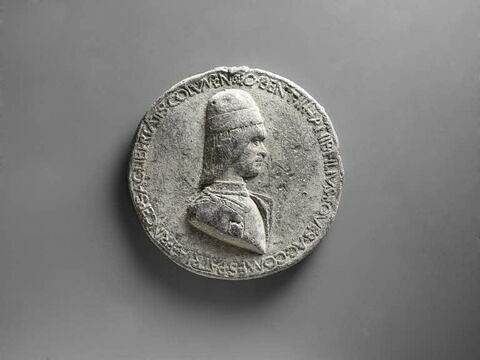 Médaille : Giovanni II Bentivoglio (1443 - 1508) / Bentivoglio en armure à cheval