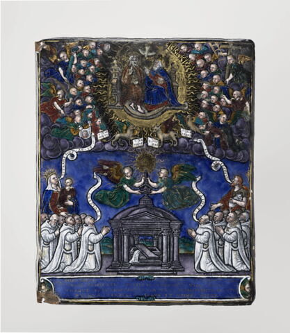 Plaque : L'Adoration de l'Eucharistie