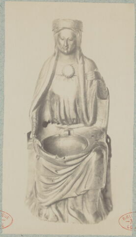 Statuette : Vierge trônante, image 19/20